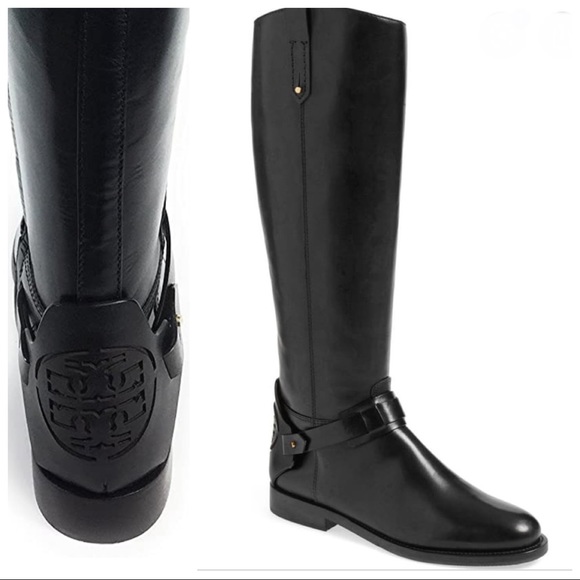 tory burch derby riding boots